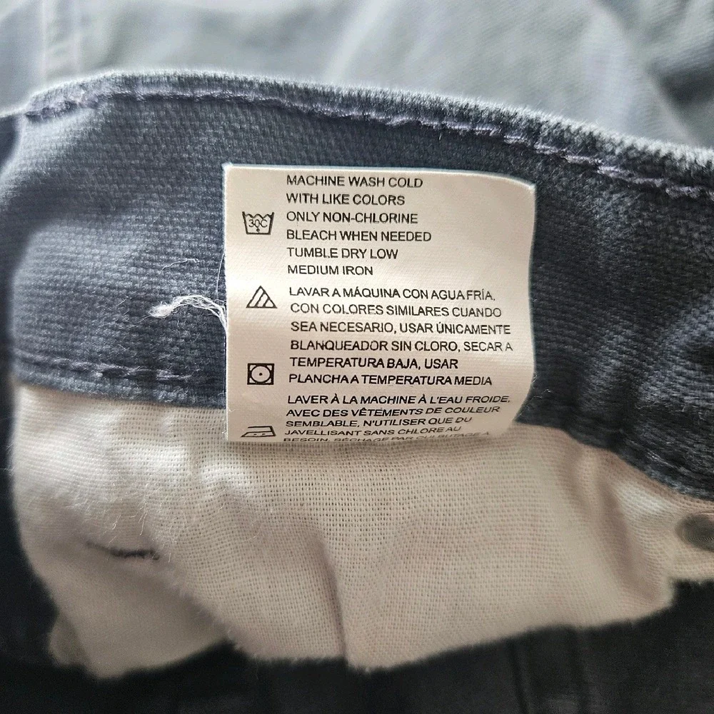 Genuine‎ Dickies Mens 38 Carpenter Shorts Faded Charcoal Stretch Canvas Flawed